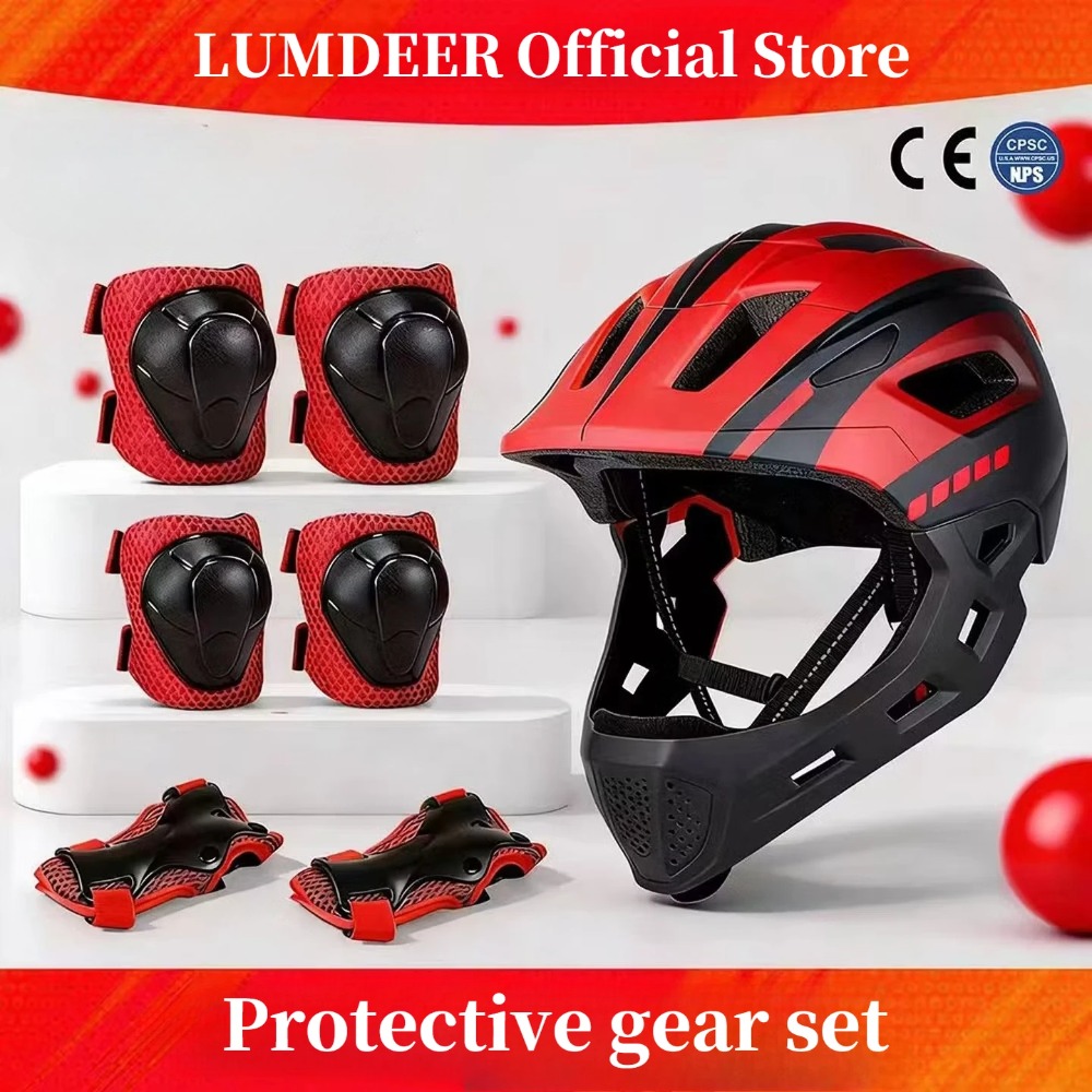 Mountain Biking Helmet Kids - LUMDEER Kids MTB Helmet Protective Gear