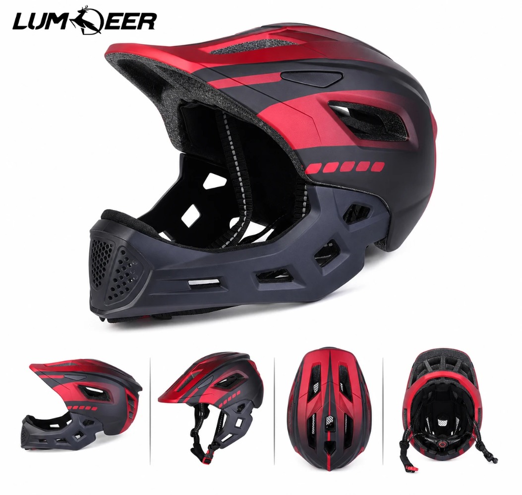LUMDEER Kids MTB Helmet Protec - Mountain Biking Helmet Kids ulasan dan harga