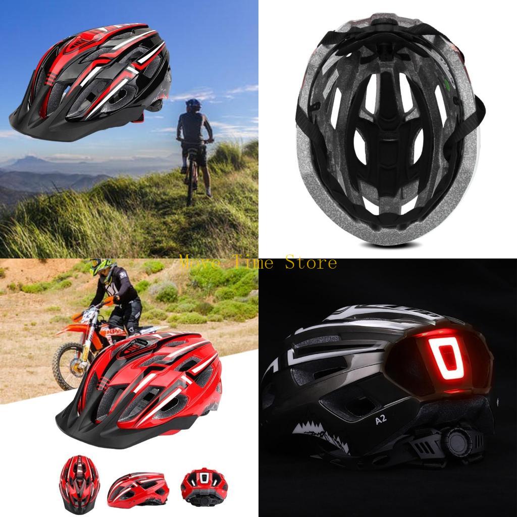 92ME Men Women Unisex LED Ligh - Mountain Biking Helmet Kids ulasan dan harga