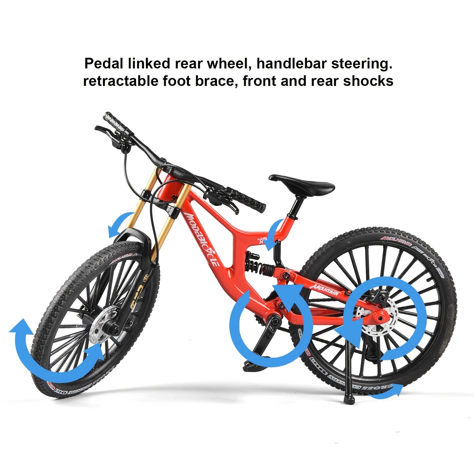 1:8 Scale Mini Alloy Finger Mo - Mountain Biking Usa ulasan dan harga