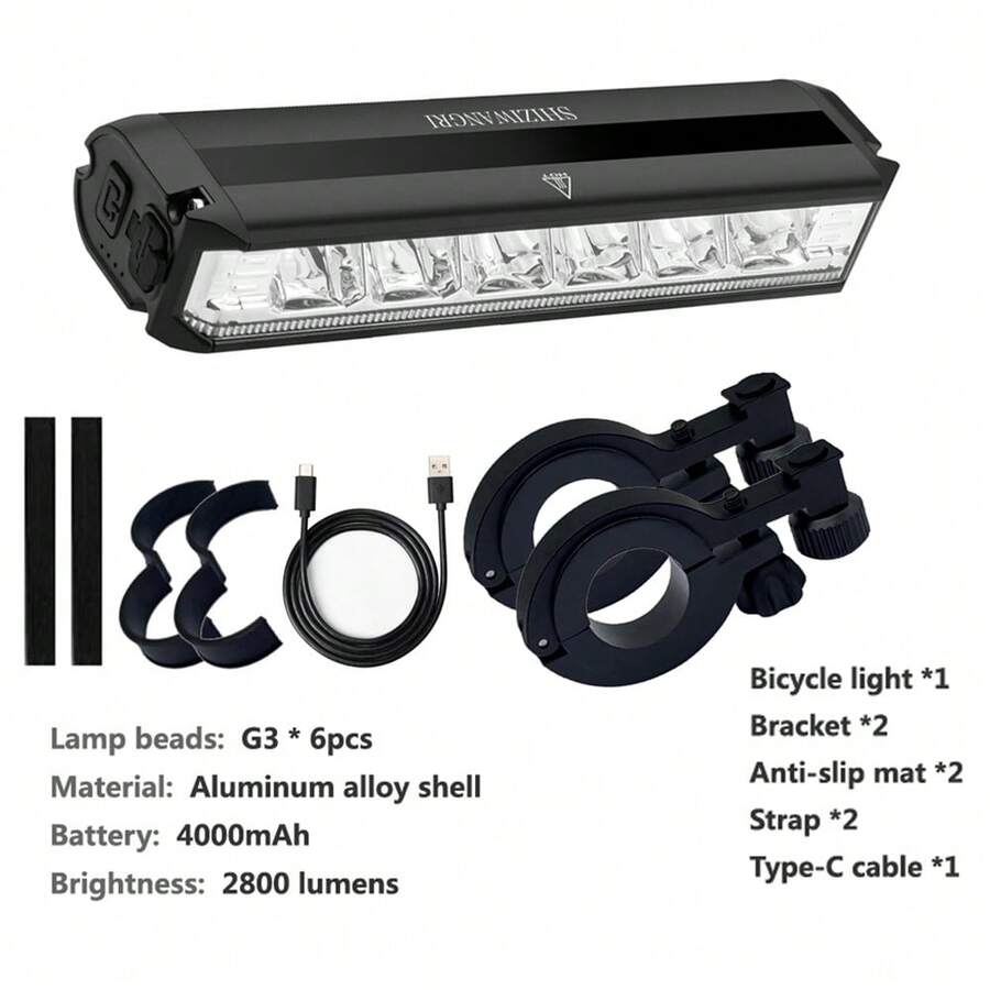 4000mAh Super Bright LED Bicyc - Mountain Biking Usa ulasan dan harga