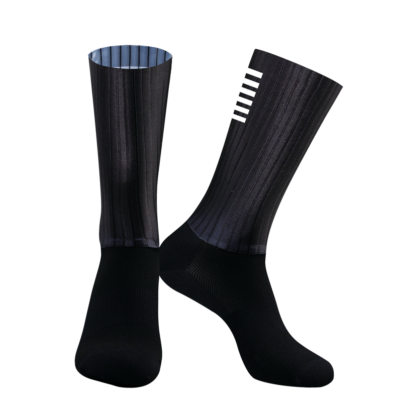 YKYW Black White Anti Slip Sil - Mountain Biking Socks ulasan dan harga