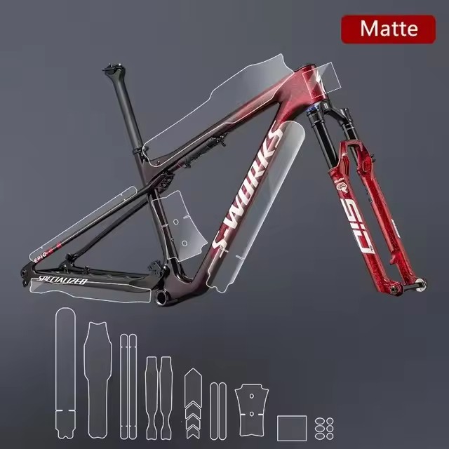 Road Bike Frame Decal Clear Sc - Mountain Biking Quotes ulasan dan harga