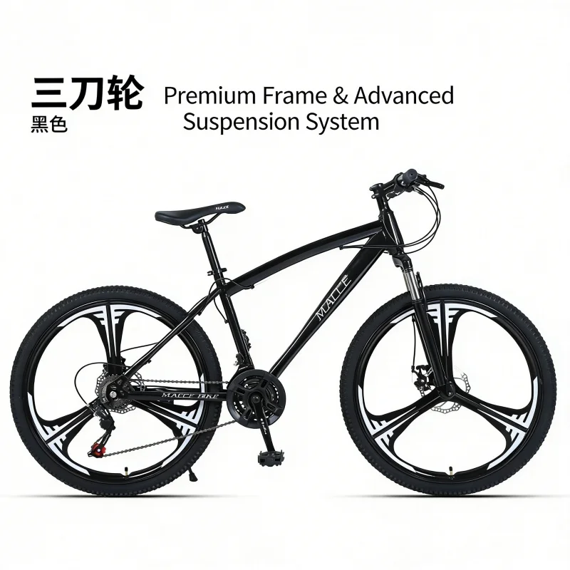 Black 24-inch Three-Knife Moun - Mountain Biking Usa ulasan dan harga