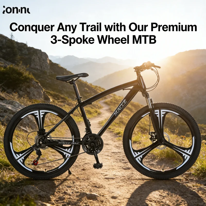 Black 24-inch Three-Knife Moun - Mountain Biking Usa ulasan dan harga