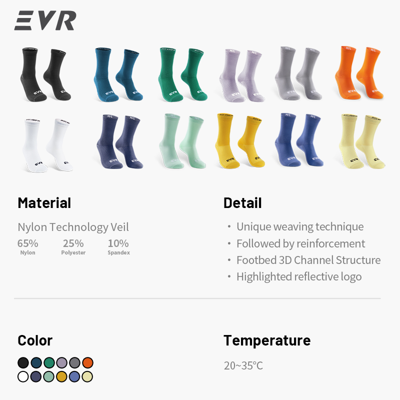 EVR Cycling Socks Professional - Mountain Biking Socks ulasan dan harga
